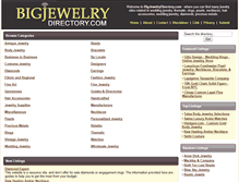 Tablet Screenshot of bigjewelrydirectory.com
